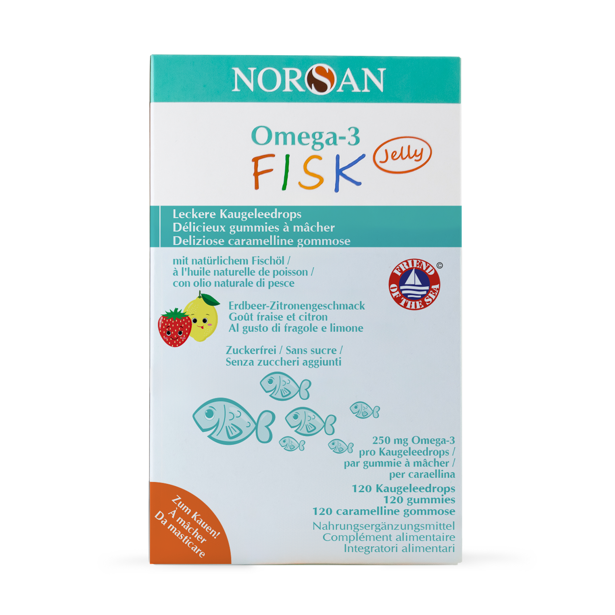 Omega-3 FISK Jelly à 120 Stk.
