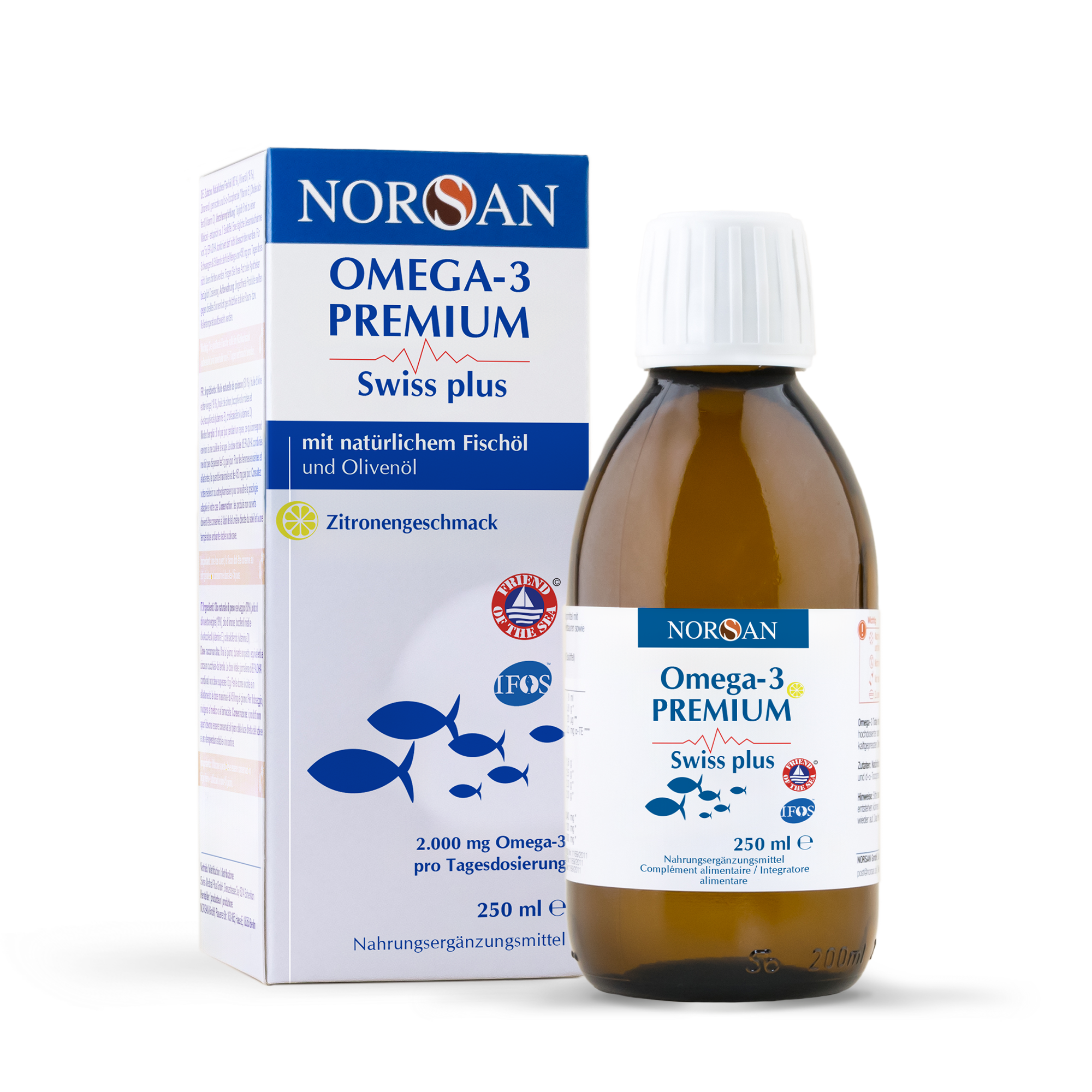 Omega-3 Premium Swiss Plus Öl 250ml