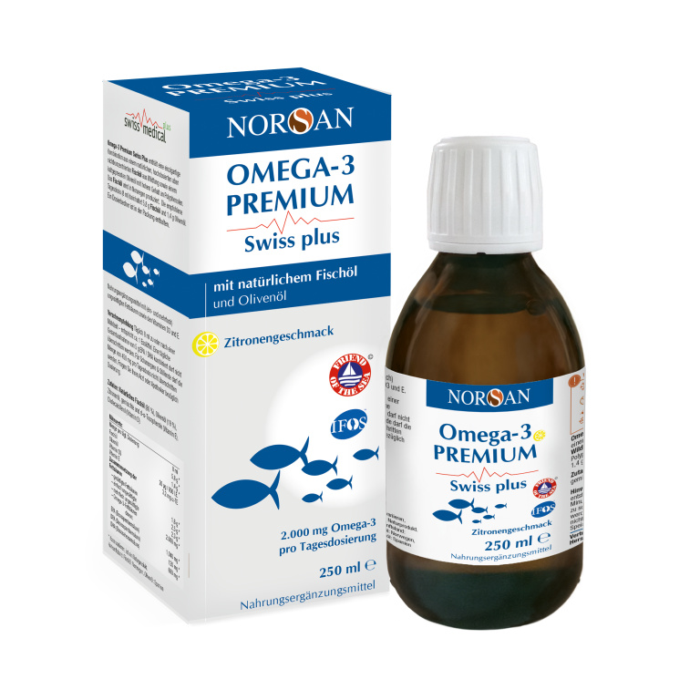 Omega-3 Premium Swiss Plus Öl 250ml
