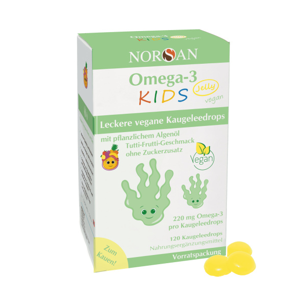 NORSAN Omega3 vegan ALGA Jelly à 120 Stk. NORSAN Switzerland