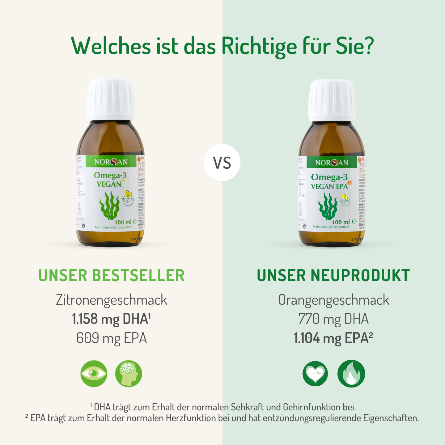 Omega-3 Vegan Öl 100ml – Bild 5