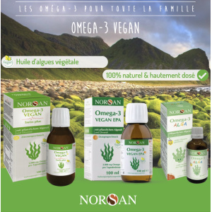 Paquet de 25 flyers Omega-3 Vegan