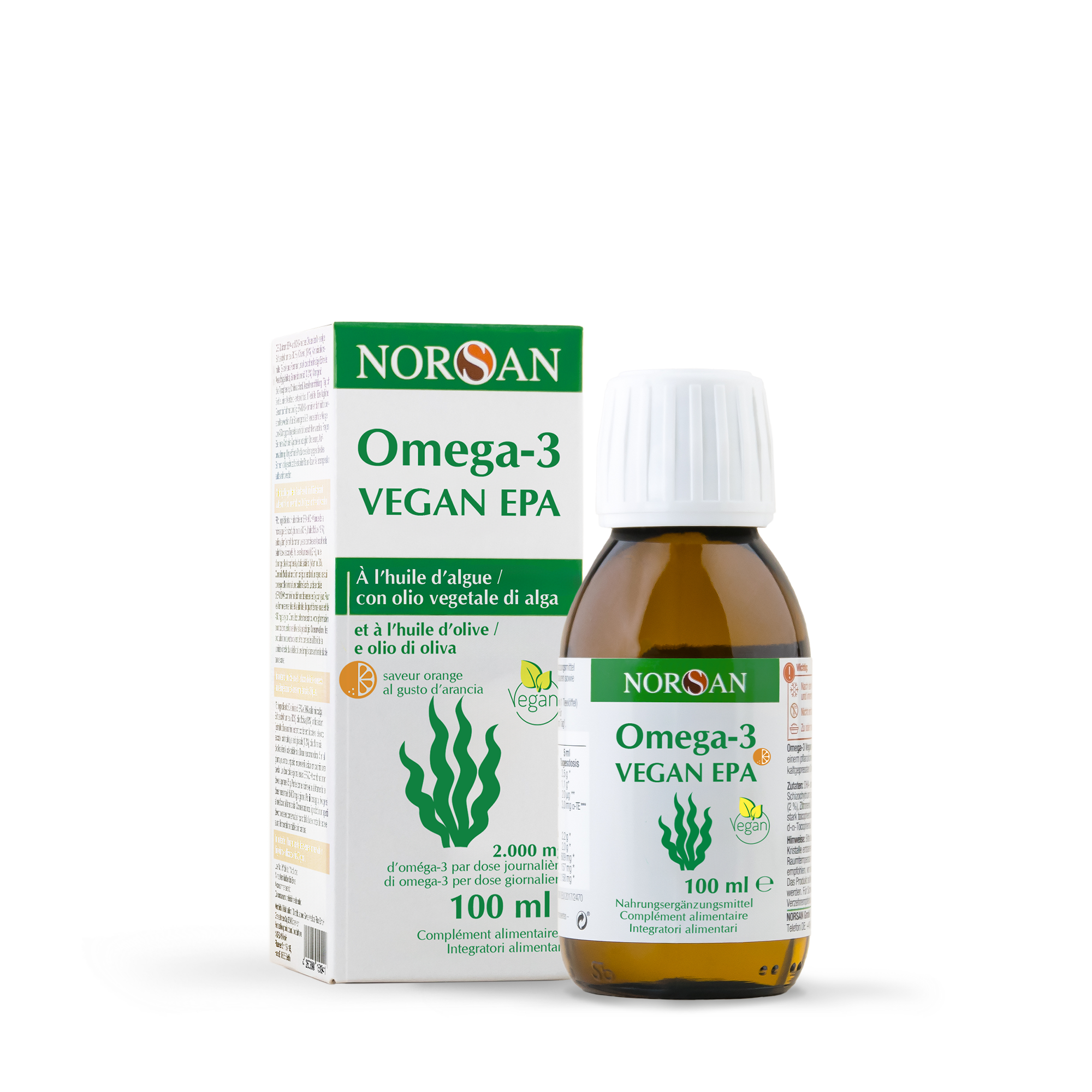 Huile NORSAN Omega-3 Vegan EPA 100 ml